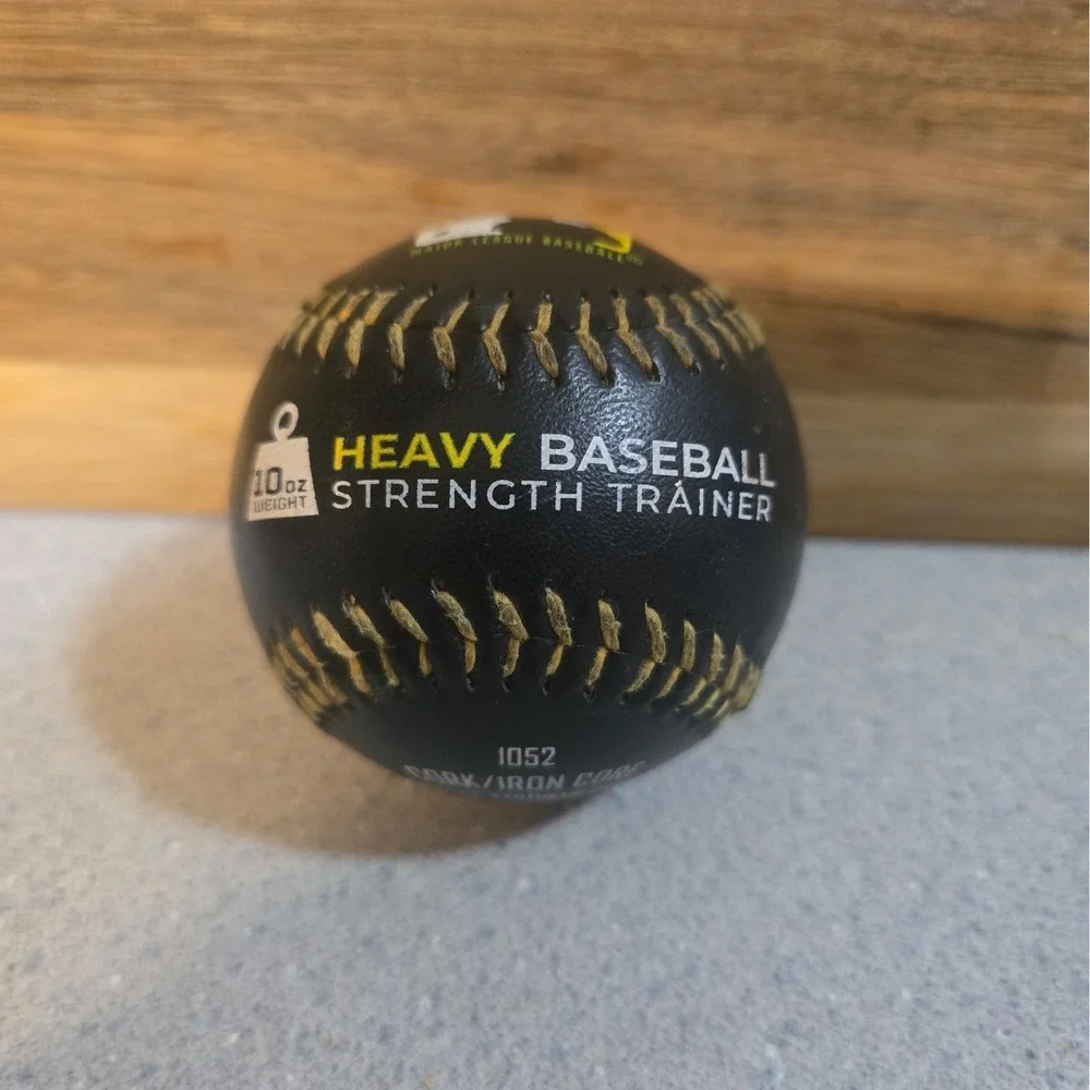 Franklin Heavy Ball Trainer 10oz Weighted Baseball 1052 Black MLB
